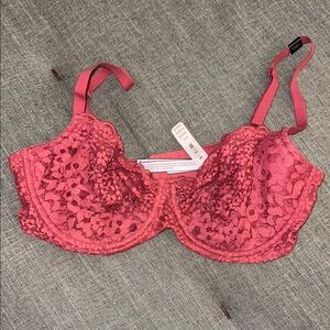 Victoria’s Secret Lace Underwire Bra in Burnt Orange